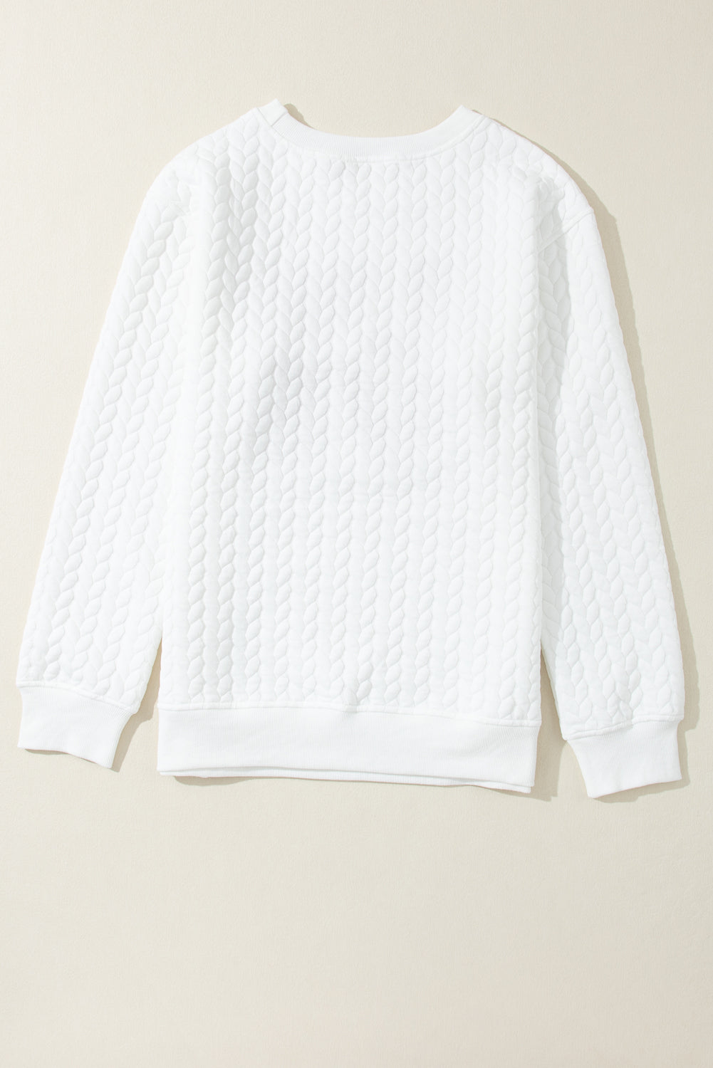 Black Merry And Bright Cable Knit Pullover Sweatshirt