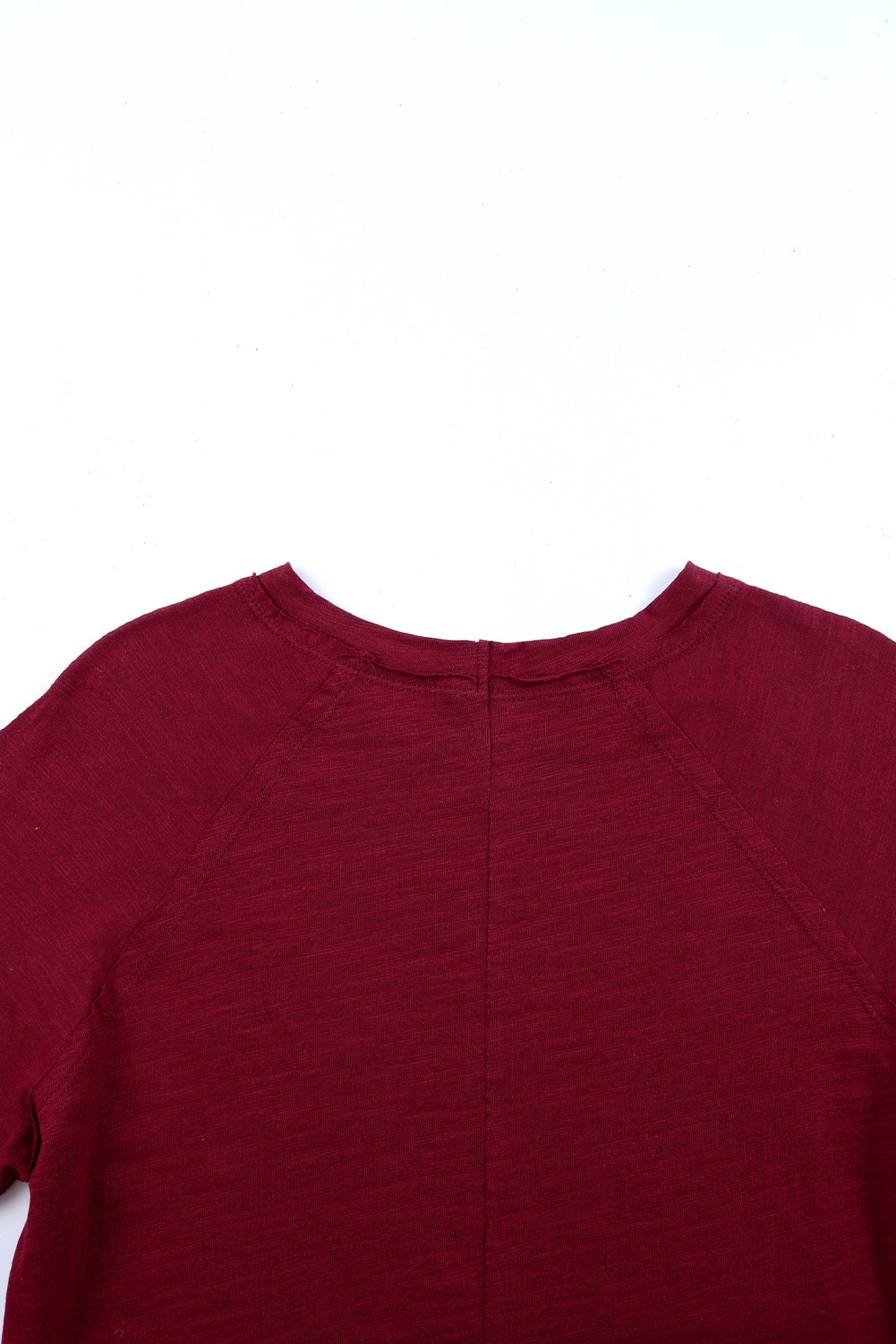 Green Merry Christmas Trees Thumbhole Sleeve Graphic Tee