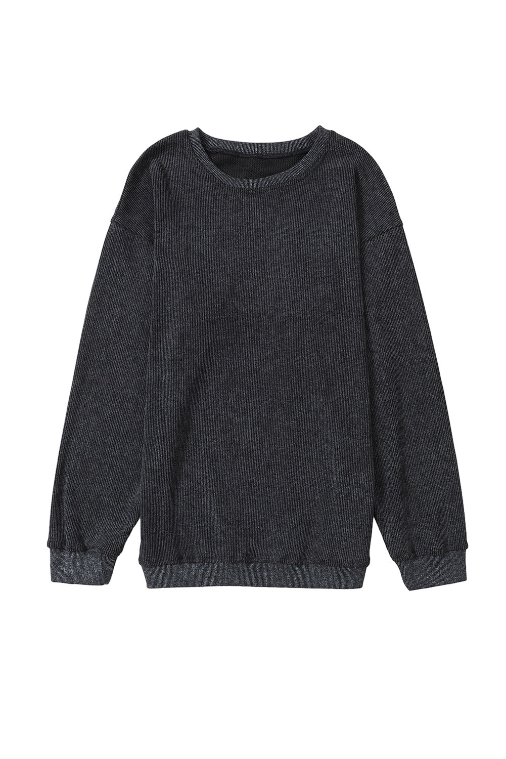 Black Christmas Neon Nutcrackers Mineral Wash Corded Sweatshirt