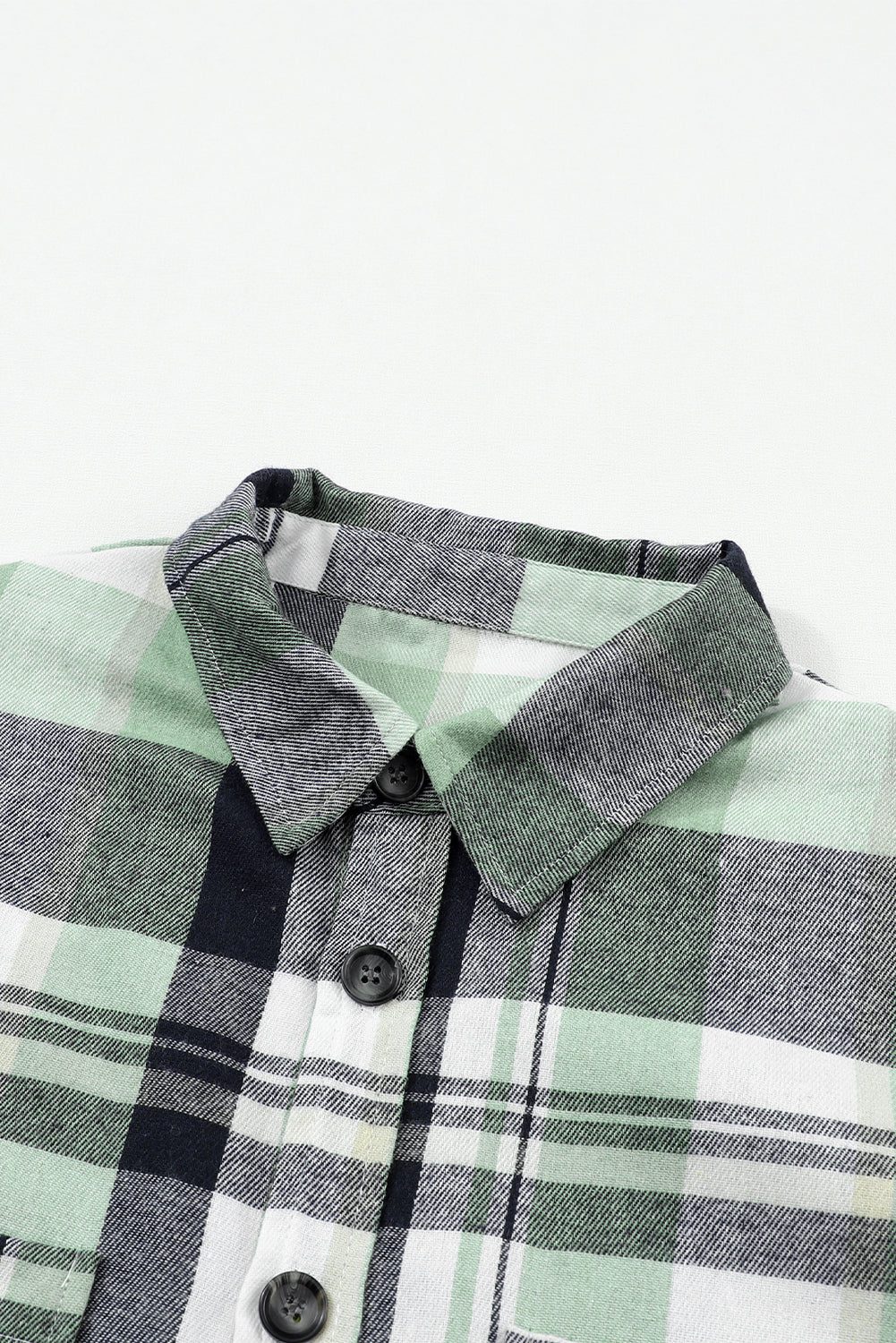 Yellow Plaid Button Up Patch Pocket Shirt