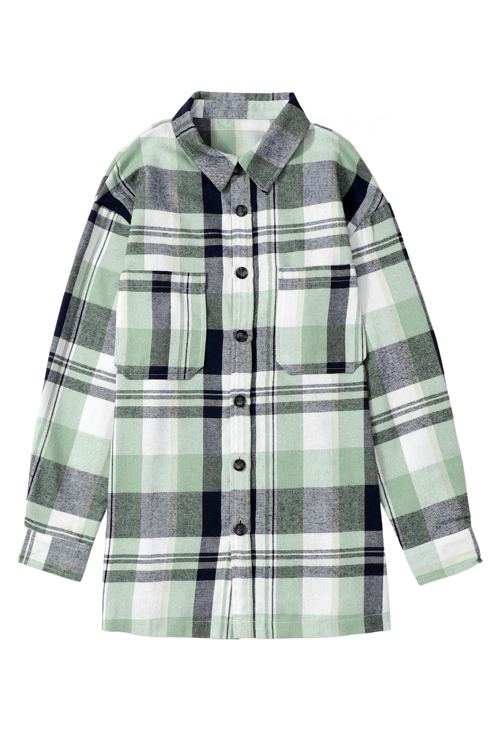 Yellow Plaid Button Up Patch Pocket Shirt