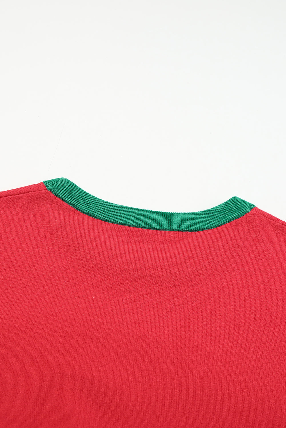 Black Holly Jolly Round Neck Casual Sweater