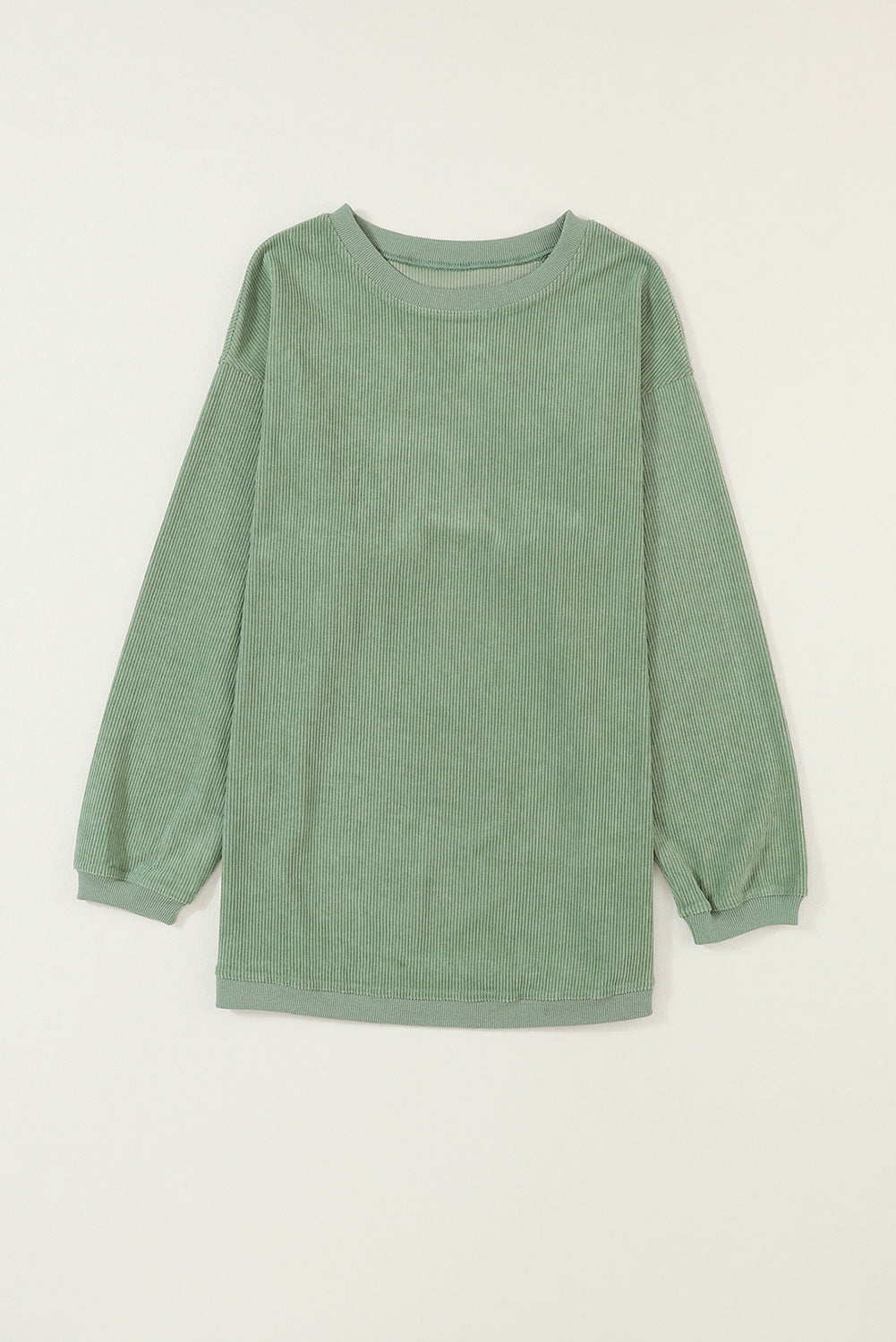Strawberry Pink IN MY MERRY ERA Loose Fit Corded Sweatshirt