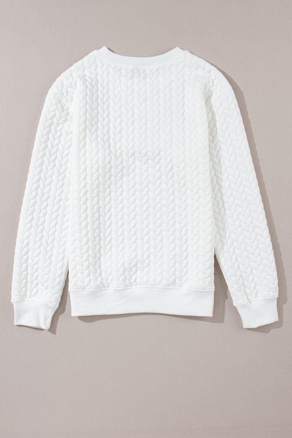 Black Merry And Bright Cable Knit Pullover Sweatshirt
