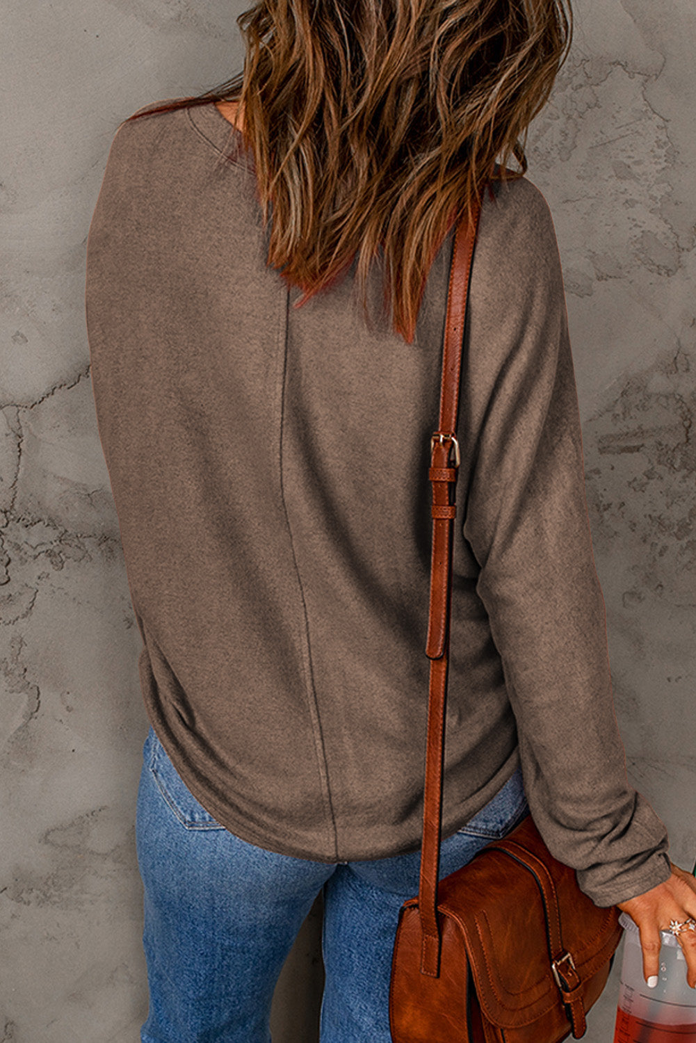 Red Sequined Christmas Favor Sleeve Casual Pullover