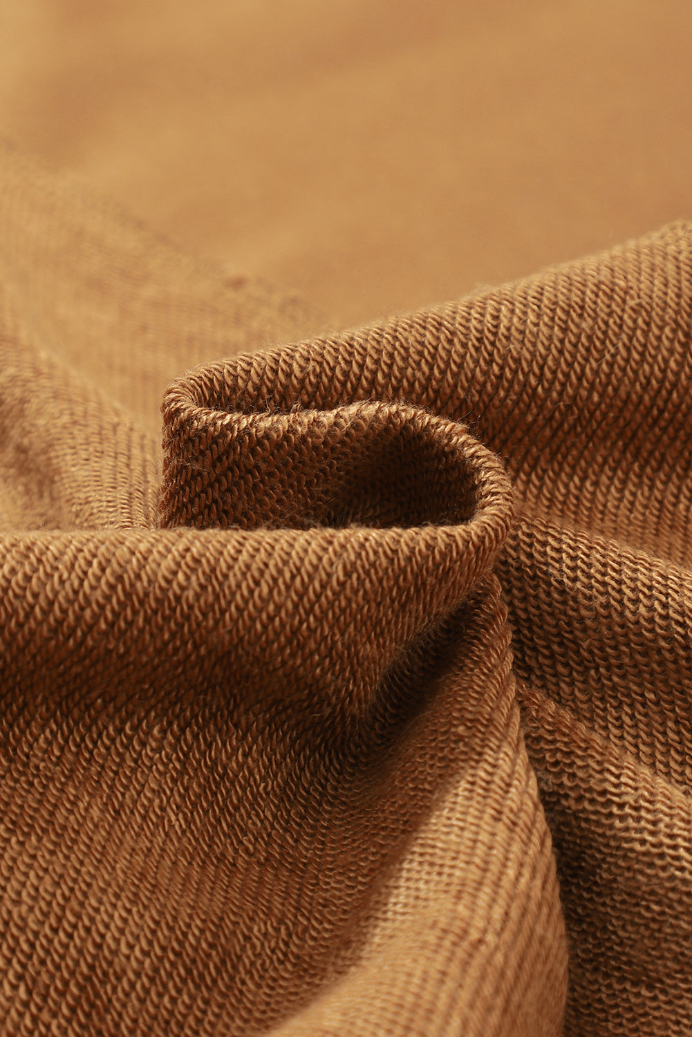 Black Drop Shoulder Henley Buttons Sweatshirt