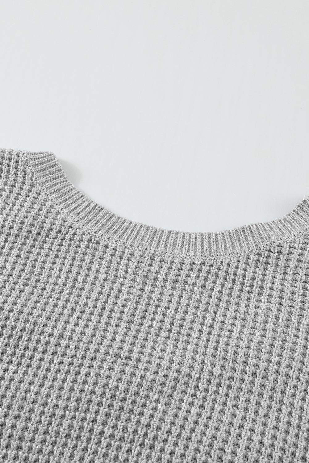 Fiery Red Cross Back Hollow-out Sweater