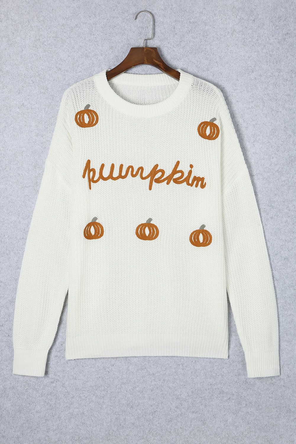 Black Holly Jolly Round Neck Casual Sweater