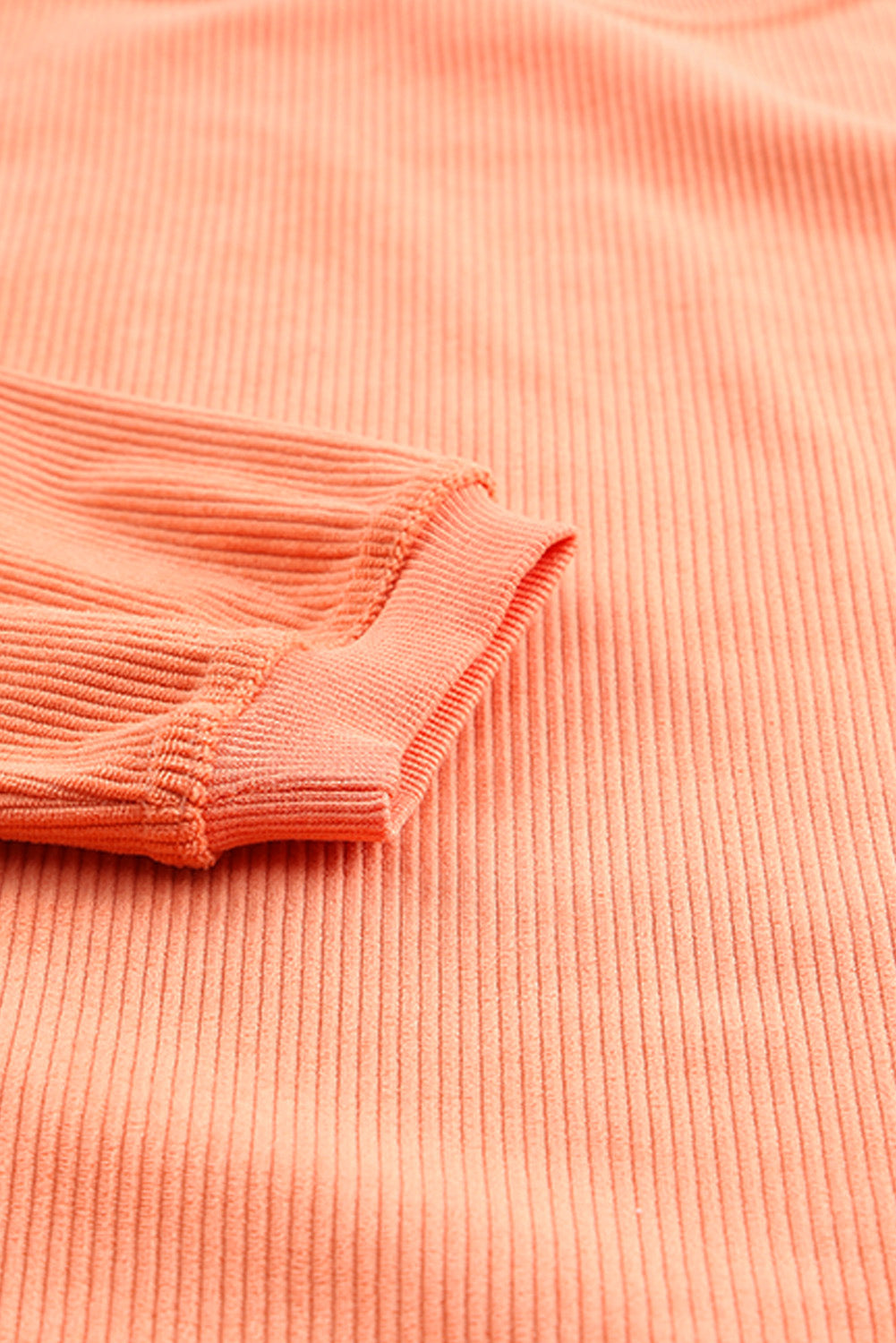 Strawberry Pink IN MY MERRY ERA Loose Fit Corded Sweatshirt