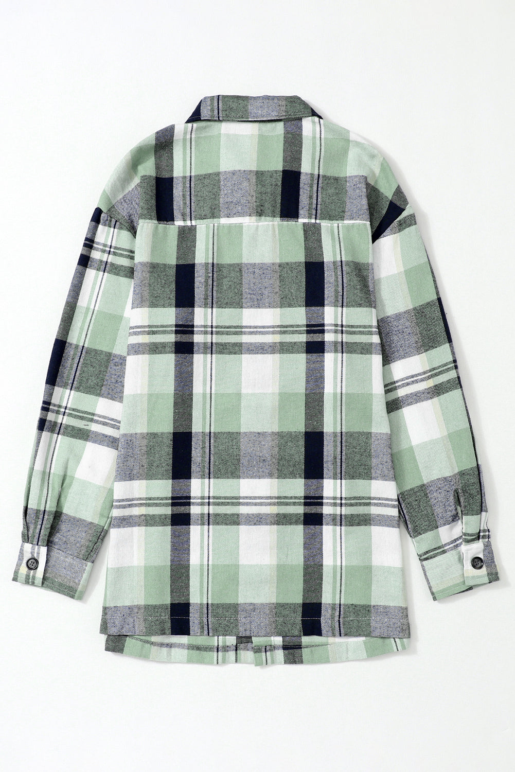 Yellow Plaid Button Up Patch Pocket Shirt