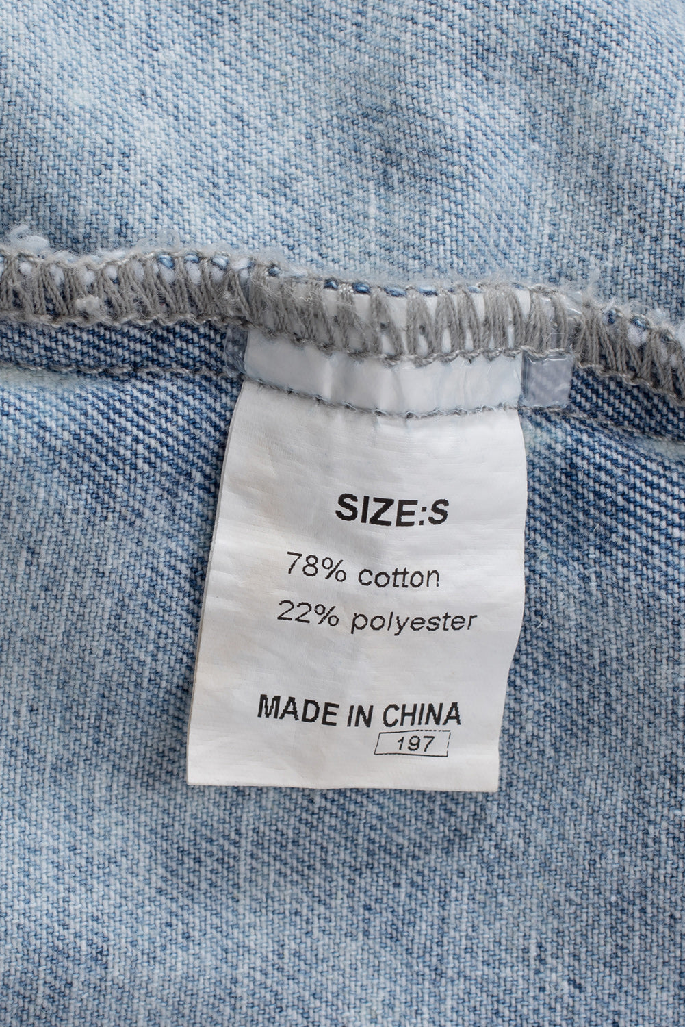 Dark Blue Plus Size Distressed Flap Pocket Denim Jacket