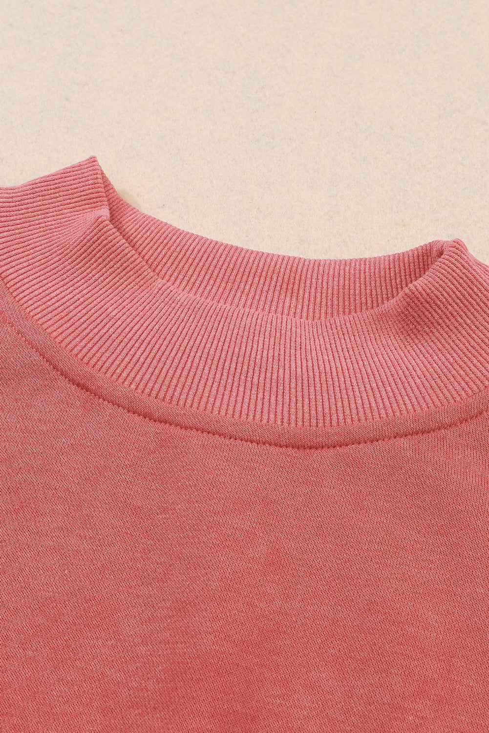 Green Drop Shoulder Crew Neck Pullover Sweatshirt