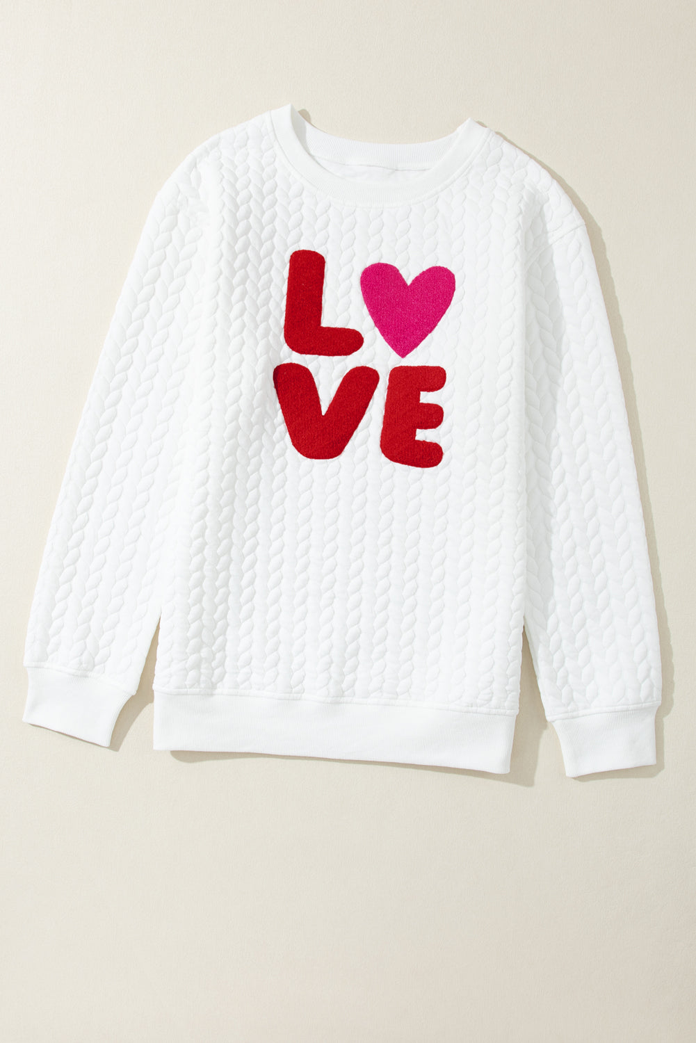 Black Merry And Bright Cable Knit Pullover Sweatshirt