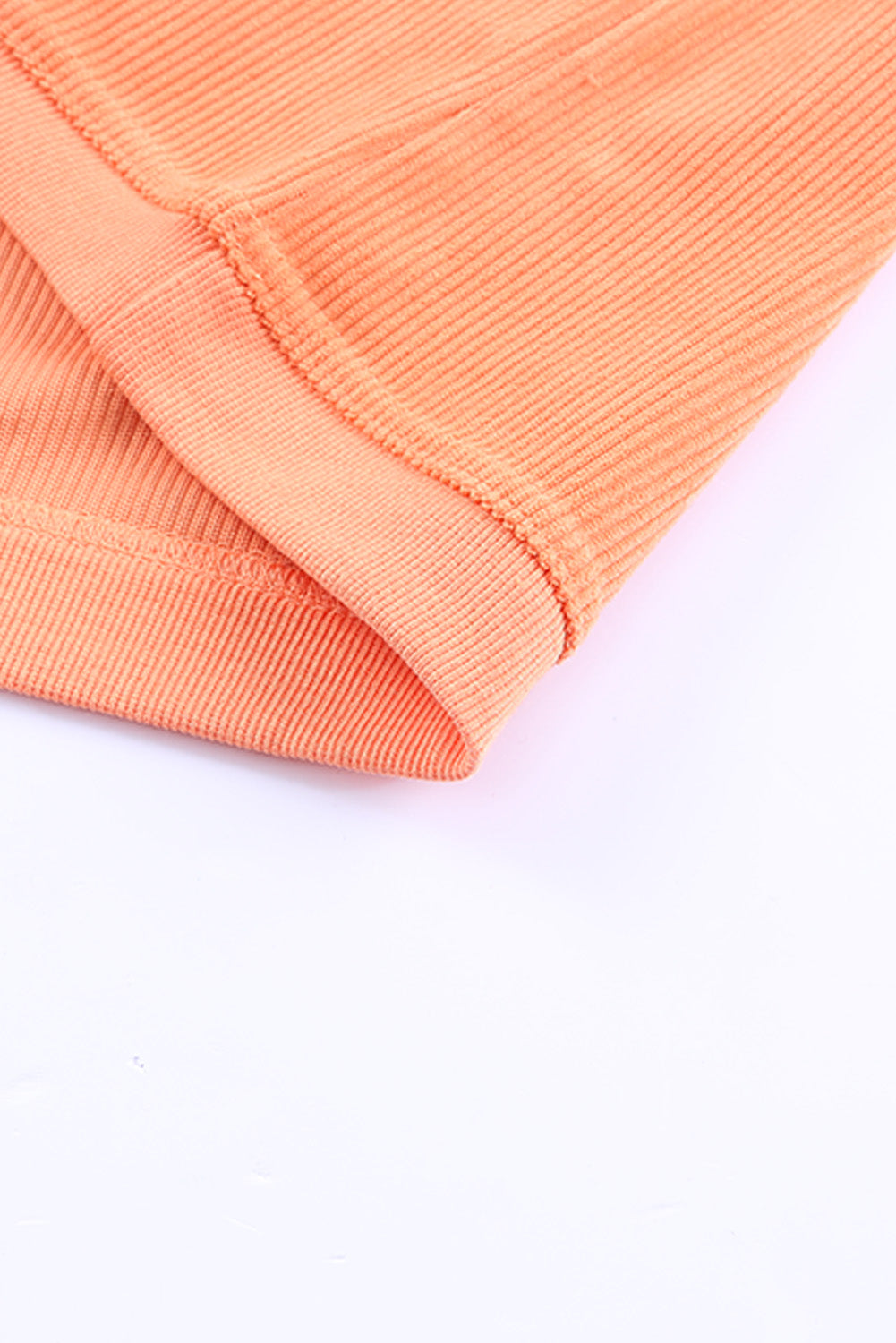 Strawberry Pink IN MY MERRY ERA Loose Fit Corded Sweatshirt