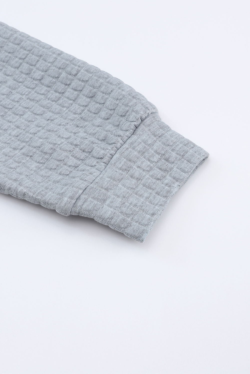 White MERRY AND BRIGHT Lattice Texture Hoodie