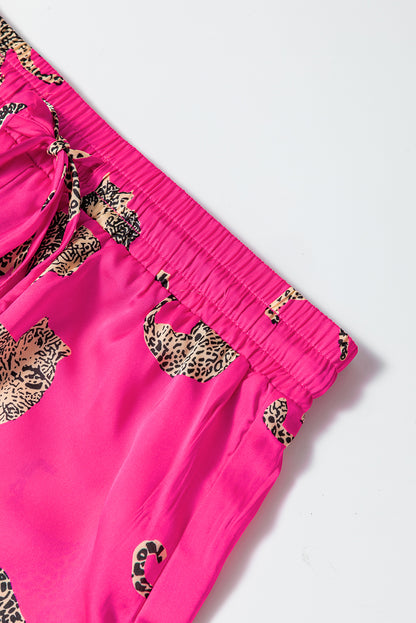Lively Tiger Print Casual Sweatshirt