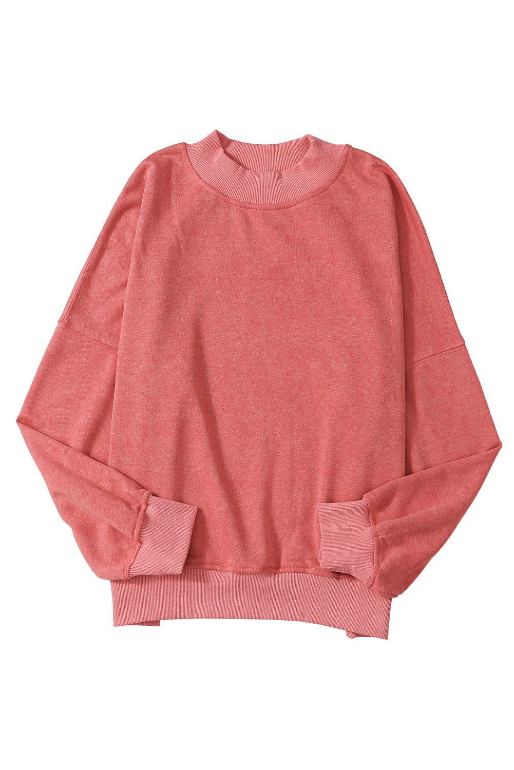 Green Drop Shoulder Crew Neck Pullover Sweatshirt