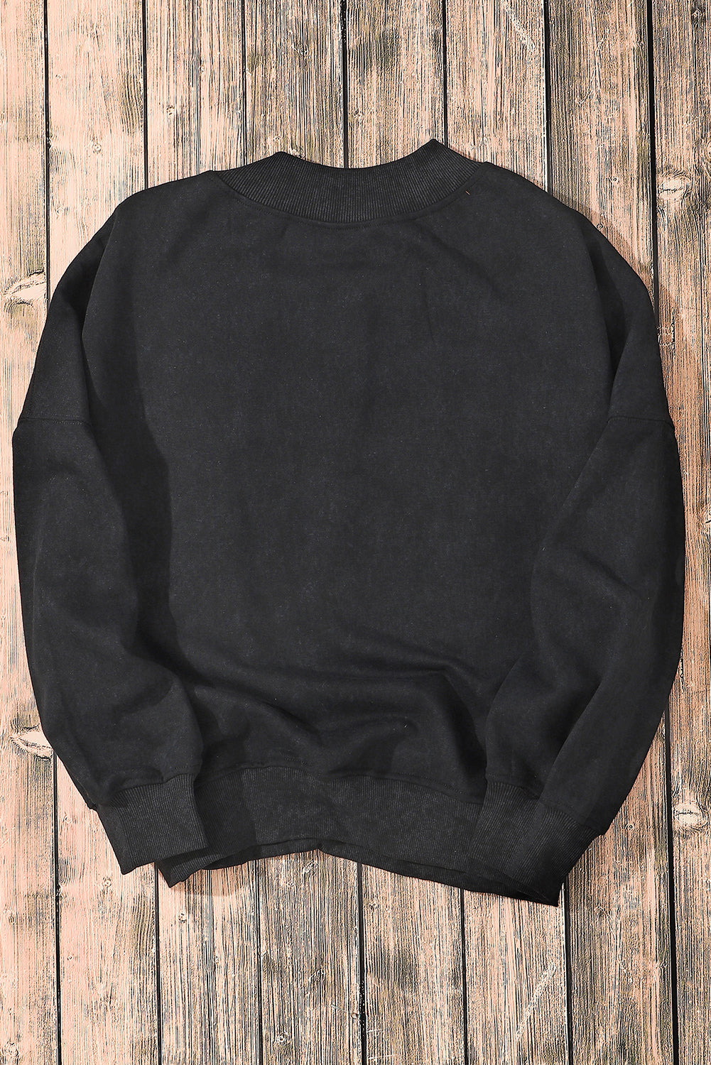Green Drop Shoulder Crew Neck Pullover Sweatshirt