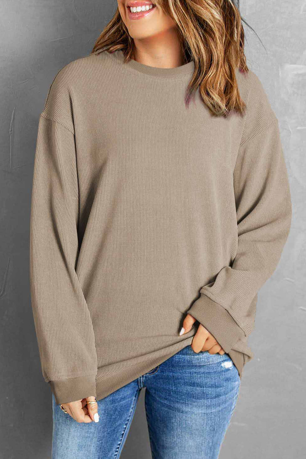 Black Christmas Neon Nutcrackers Mineral Wash Corded Sweatshirt