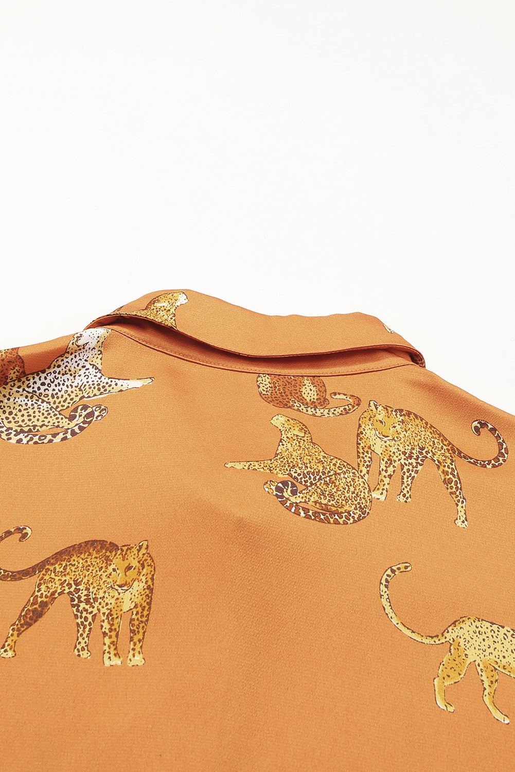Lively Tiger Print Casual Sweatshirt