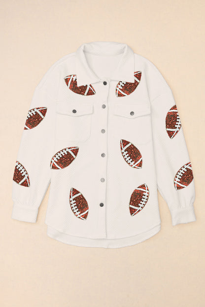 Black Santa Claus Graphic Cutout Back Sweatshirt