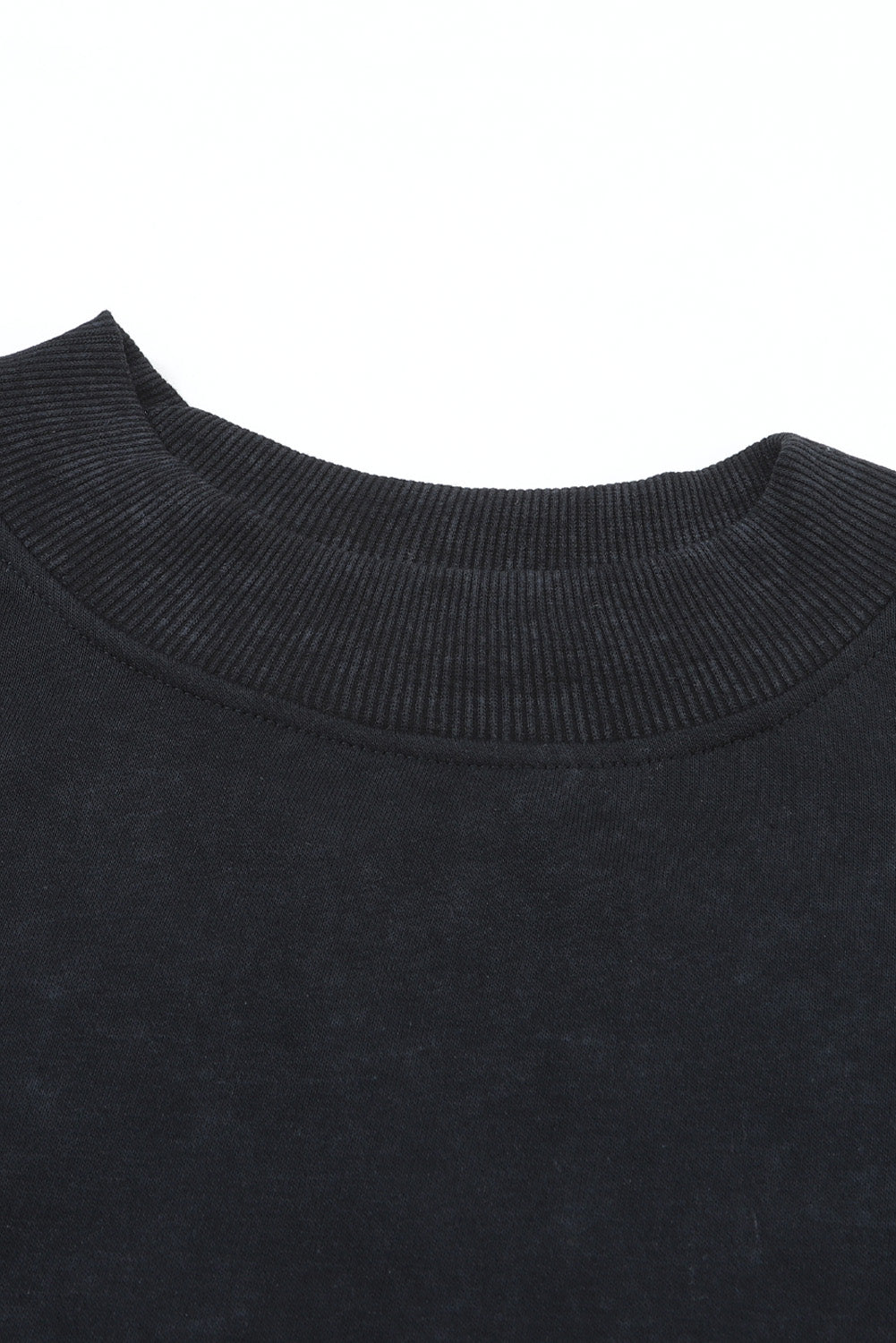Green Drop Shoulder Crew Neck Pullover Sweatshirt