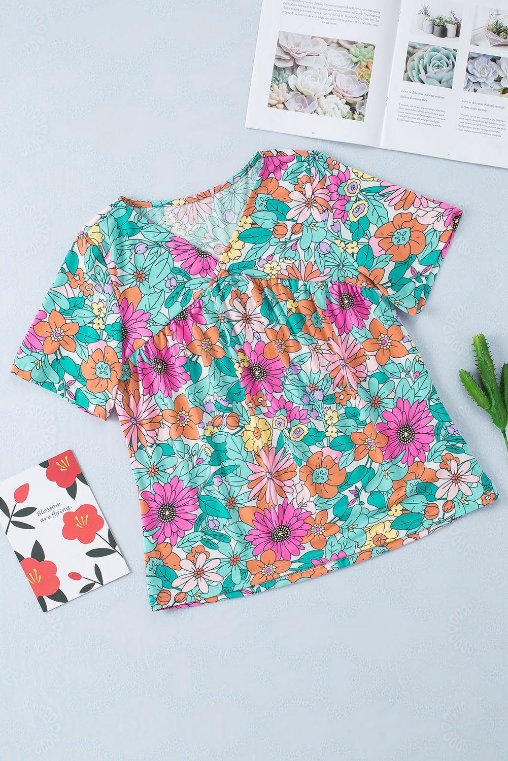 Fiery Red Round Neck Sleeveless Floral Mini Dress