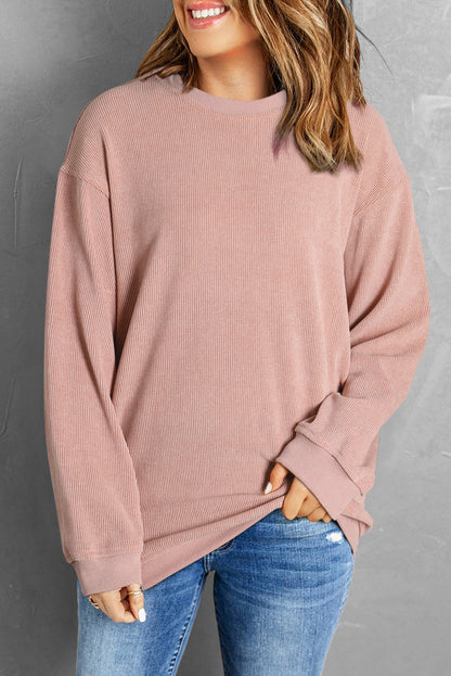 Black Christmas Neon Nutcrackers Mineral Wash Corded Sweatshirt