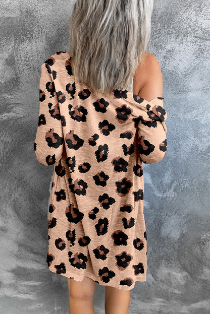 Black Sequined Santa Claus Button Up Cardigan