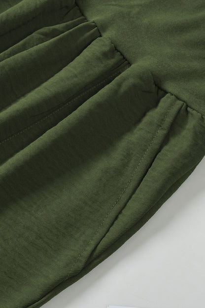 Black Pocketed Casual Joggers