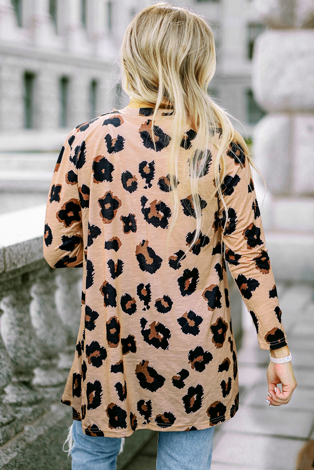 Black Sequined Santa Claus Button Up Cardigan