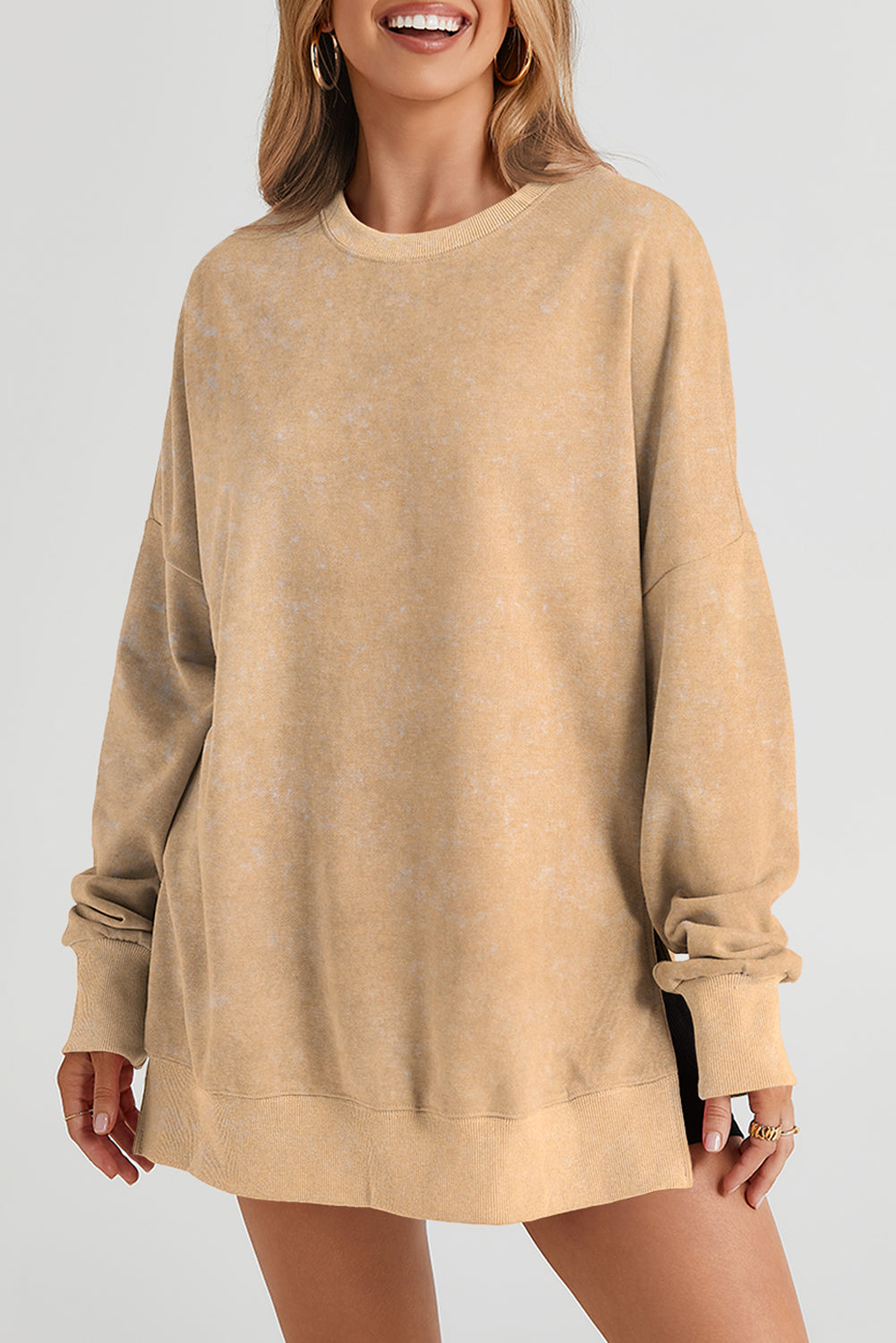 Black Merry Christmas Leopard Trees Graphic Sweatshirt