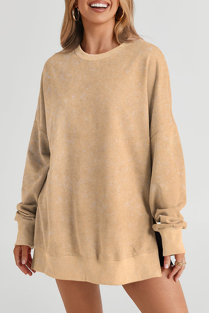 Black Merry Christmas Leopard Trees Graphic Sweatshirt