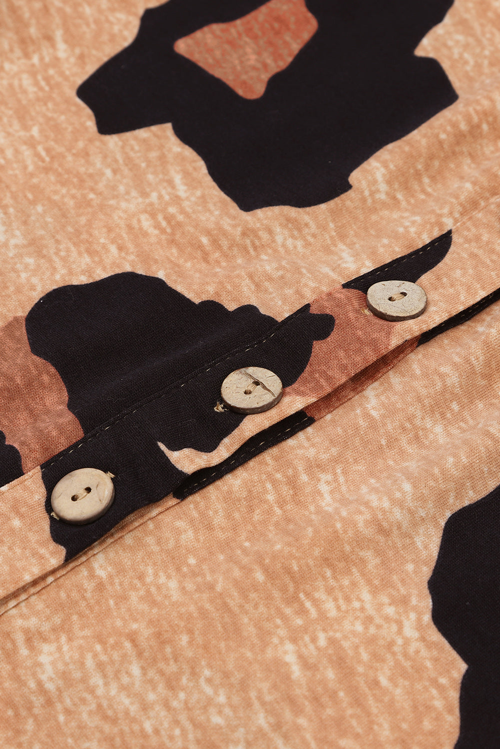 Leopard Print Long Sleeve Loose Top