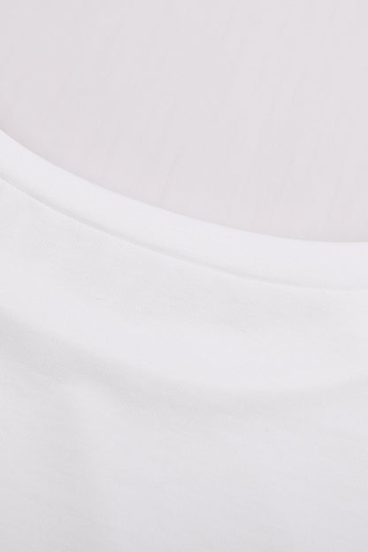 Black Pocketed Tee with Side Slits