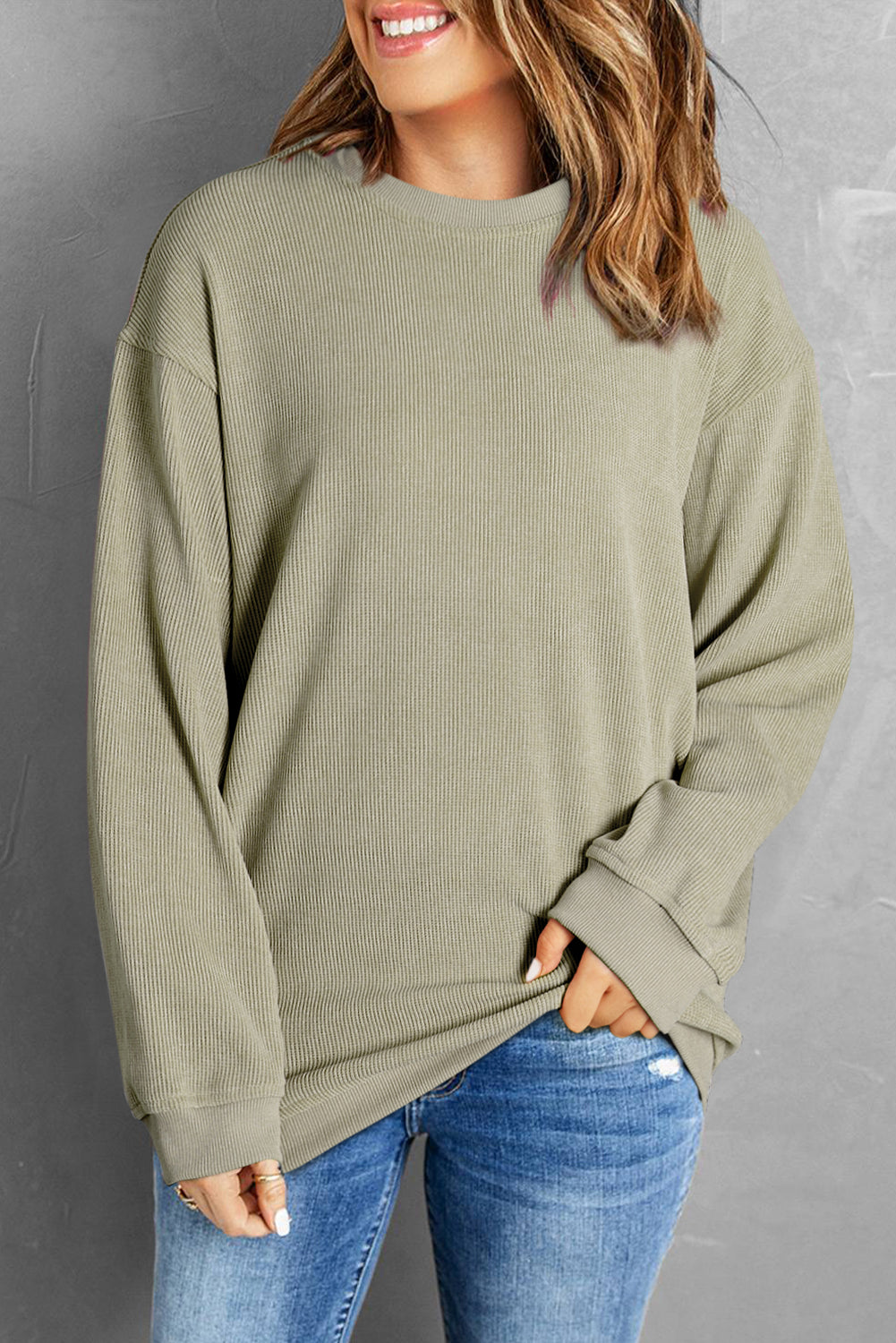 Black Christmas Neon Nutcrackers Mineral Wash Corded Sweatshirt