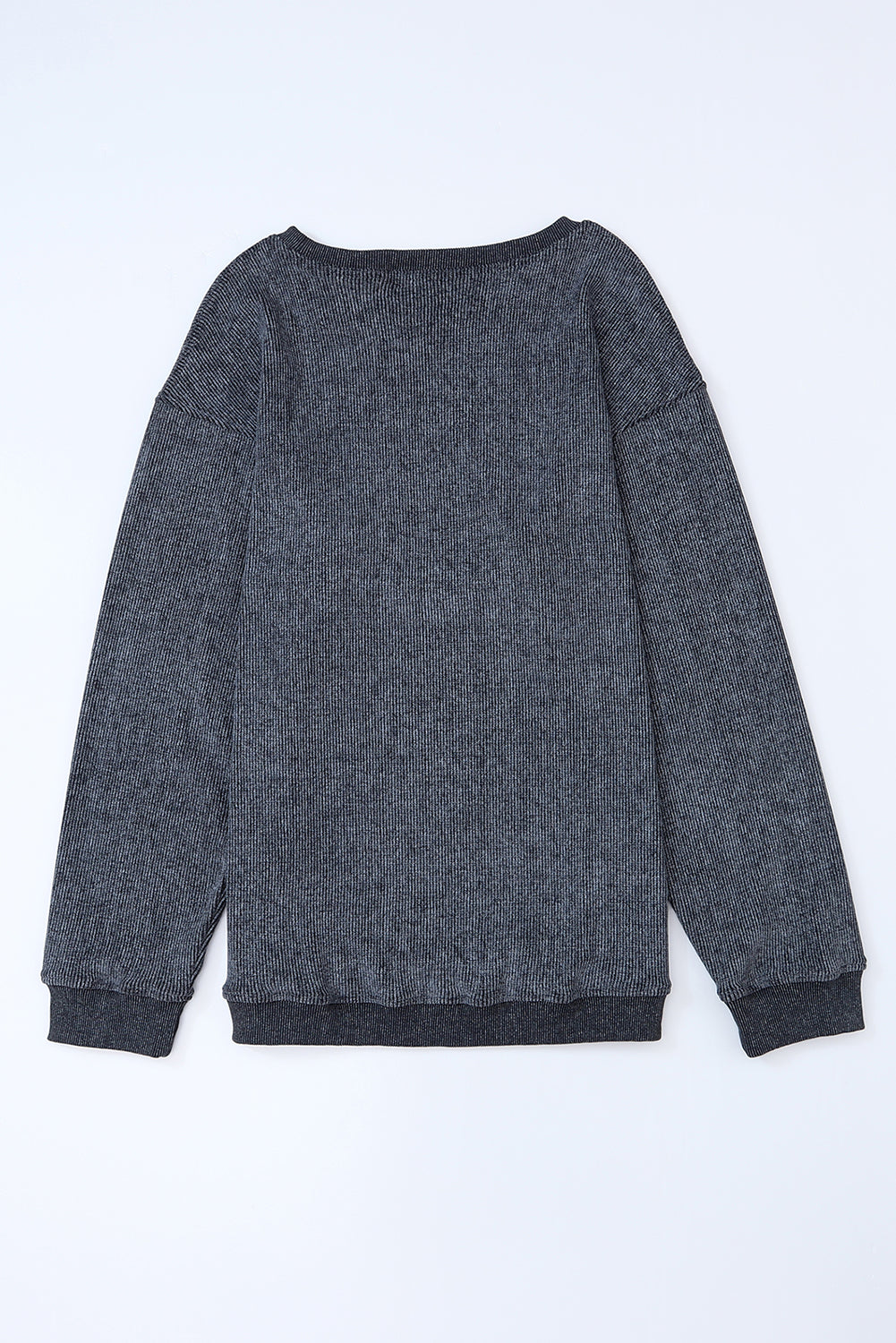 Black Christmas Neon Nutcrackers Mineral Wash Corded Sweatshirt
