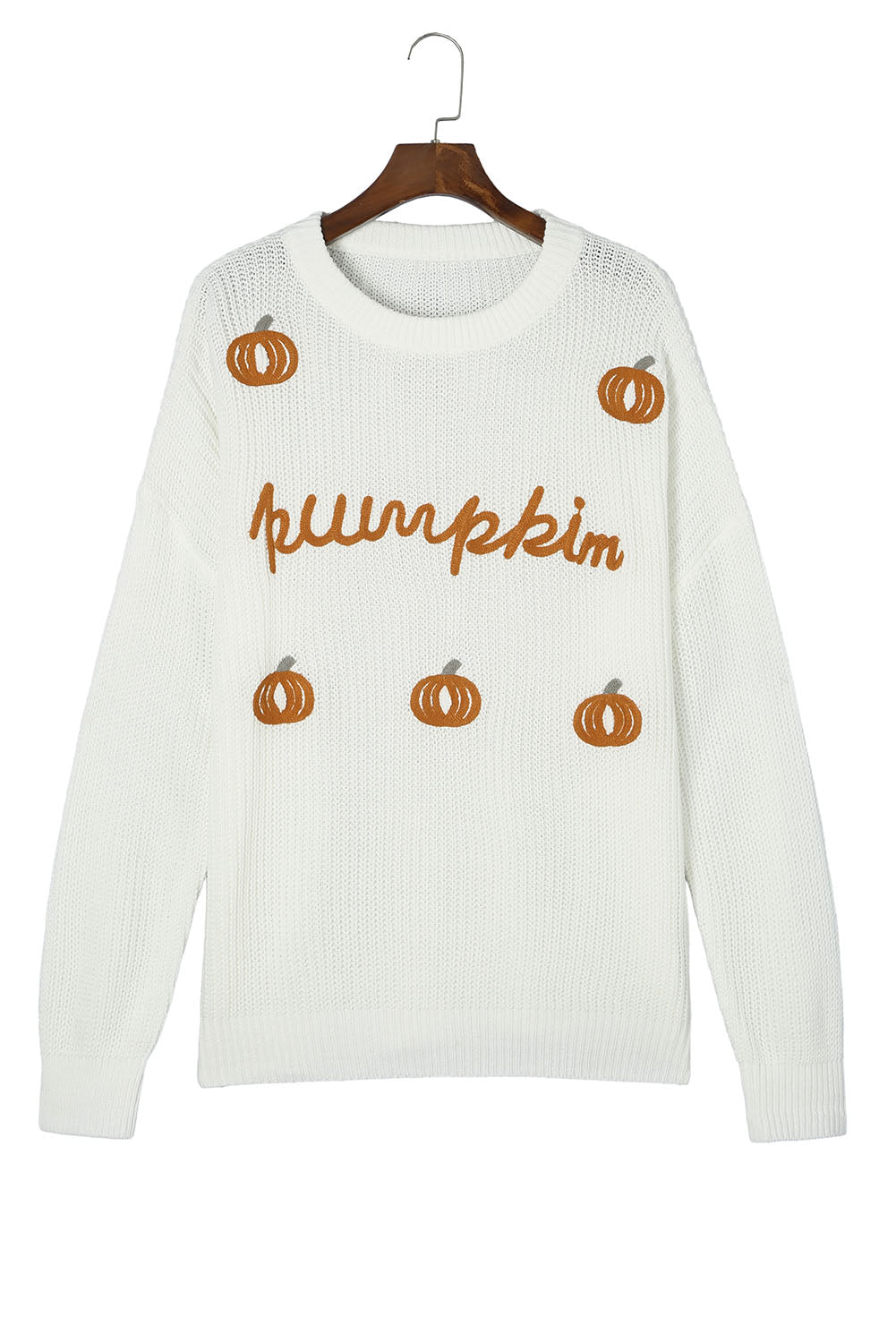 Black Holly Jolly Round Neck Casual Sweater