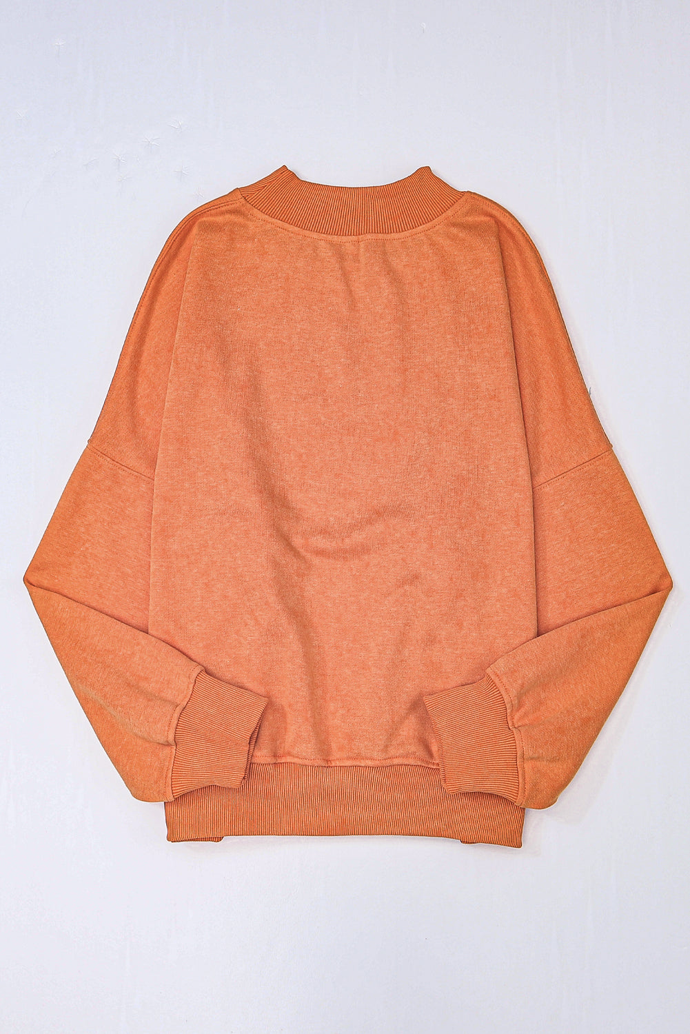 Green Drop Shoulder Crew Neck Pullover Sweatshirt