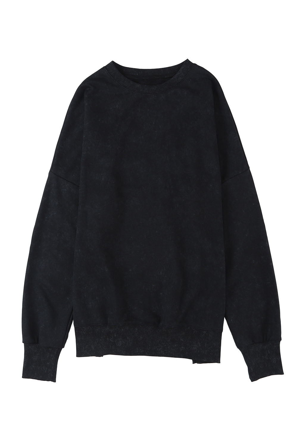 Black Merry Christmas Leopard Trees Graphic Sweatshirt