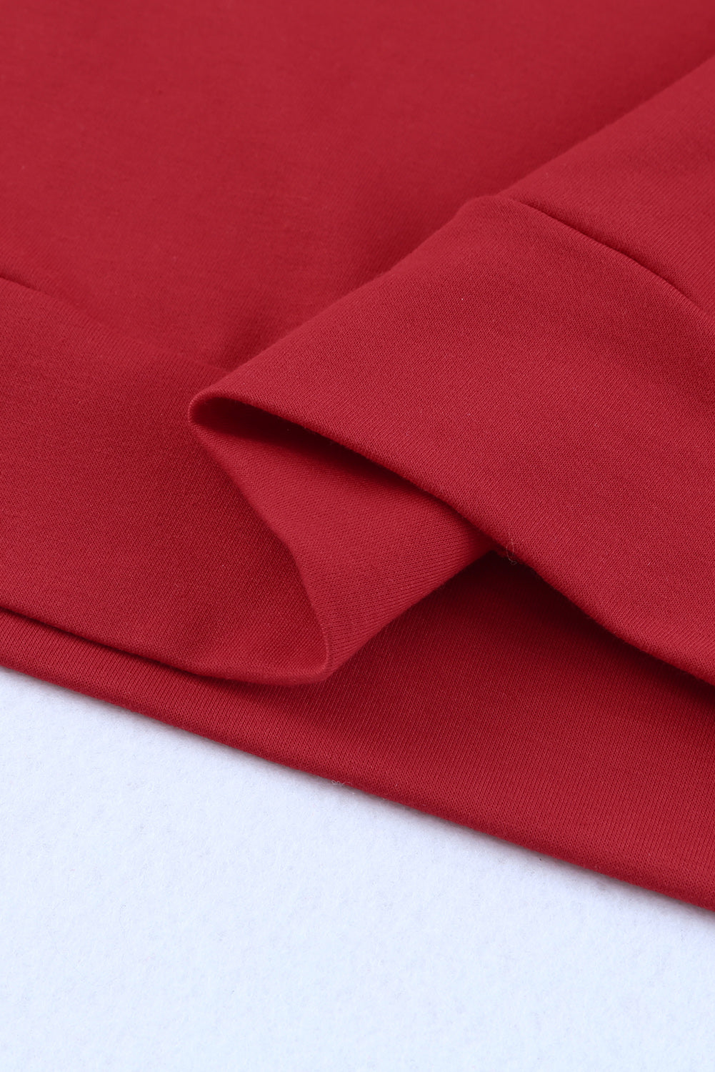 Fiery Red Chenille MERRY Christmas Raglan Sleeve Sweatshirt