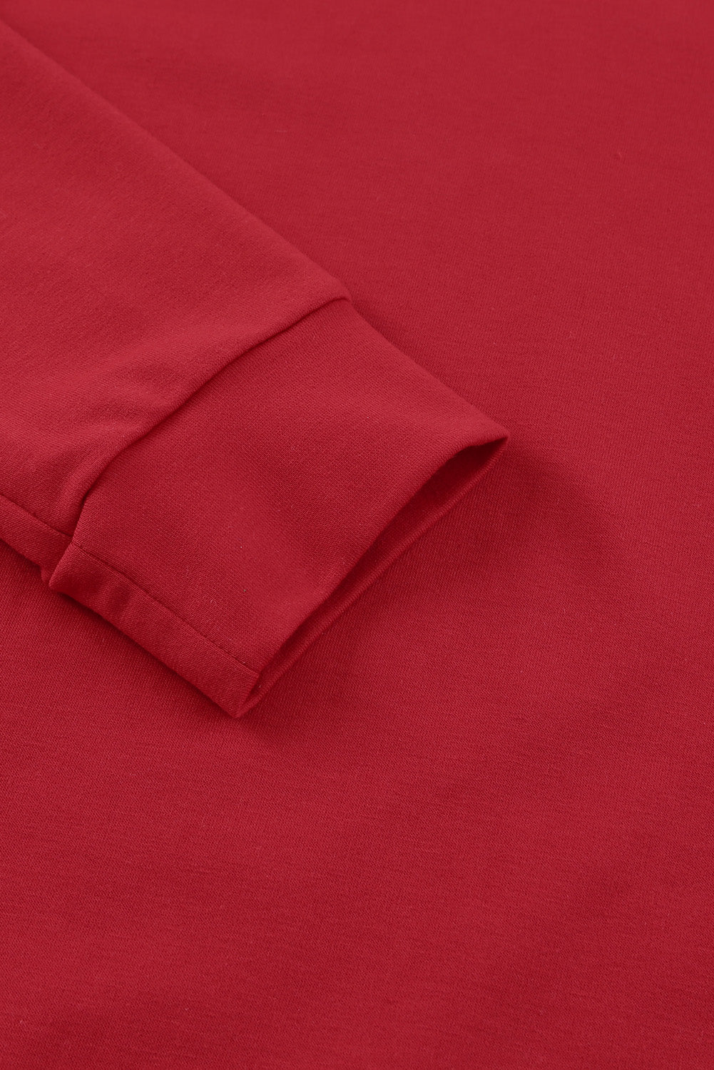 Fiery Red Chenille MERRY Christmas Raglan Sleeve Sweatshirt