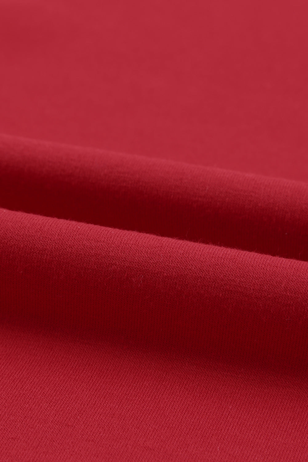 Fiery Red Chenille MERRY Christmas Raglan Sleeve Sweatshirt