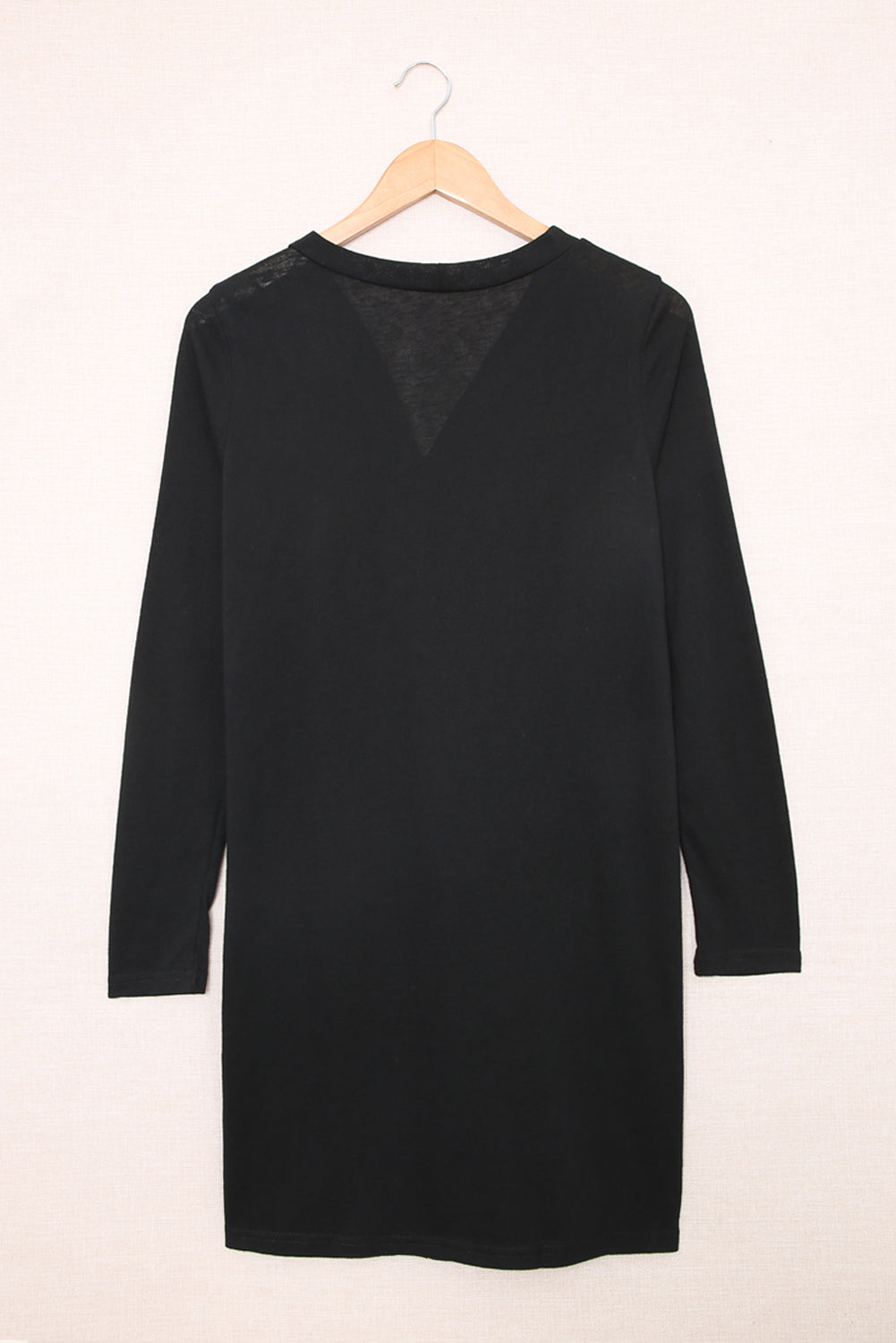 Black Sequined Santa Claus Button Up Cardigan