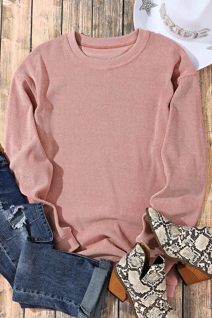 Black Christmas Neon Nutcrackers Mineral Wash Corded Sweatshirt