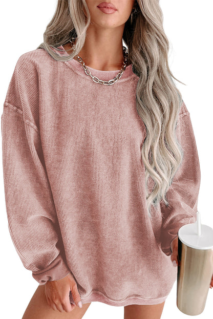 Black Christmas Neon Nutcrackers Mineral Wash Corded Sweatshirt