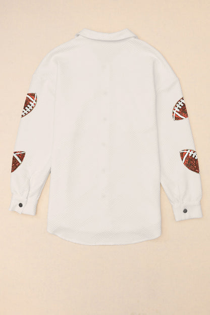 Black Santa Claus Graphic Cutout Back Sweatshirt
