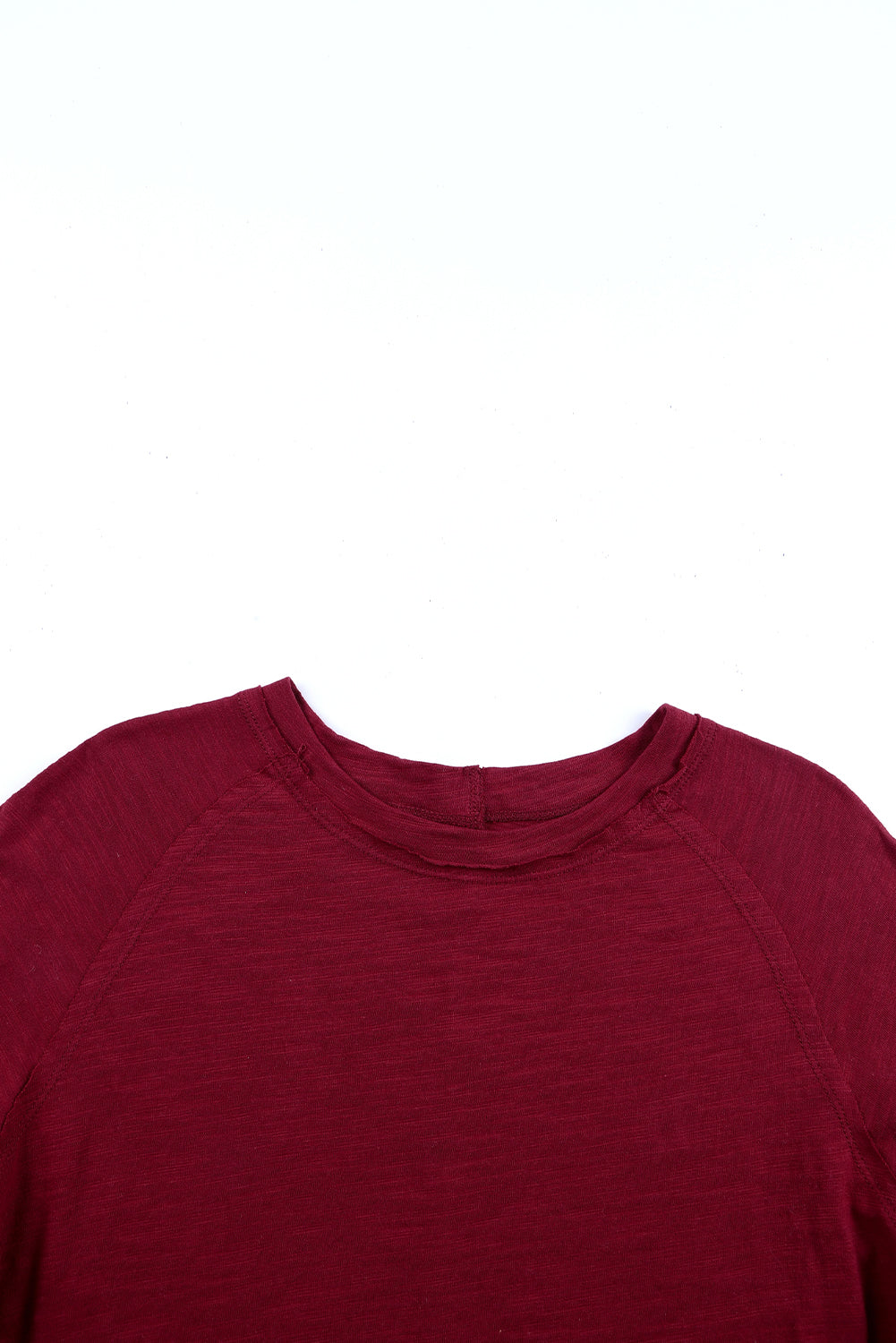 Green Merry Christmas Trees Thumbhole Sleeve Graphic Tee