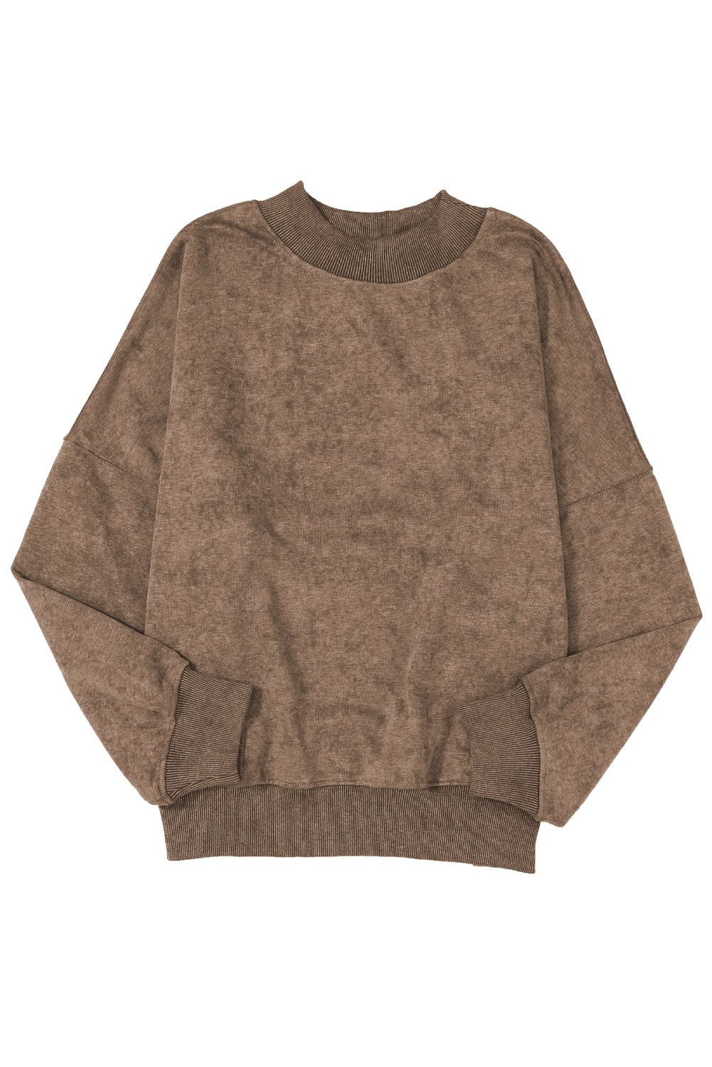 Green Drop Shoulder Crew Neck Pullover Sweatshirt