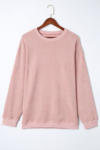 Black Christmas Neon Nutcrackers Mineral Wash Corded Sweatshirt